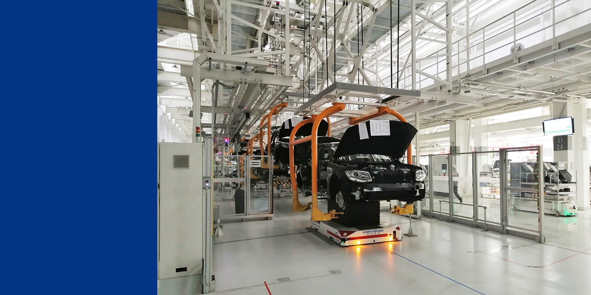 北汽常州整車轉運AGV